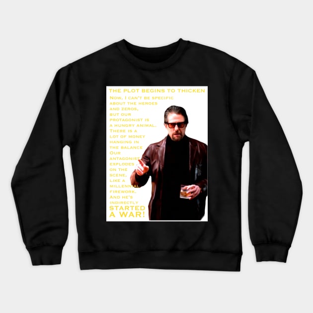 Hugh Quote The Gentlemen Crewneck Sweatshirt by shortwelshlegs